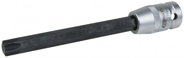 KS Tools 1/2" Bit-Stecknuss für Torx-Schrauben, T55, Länge 140 mm, phosphatiert