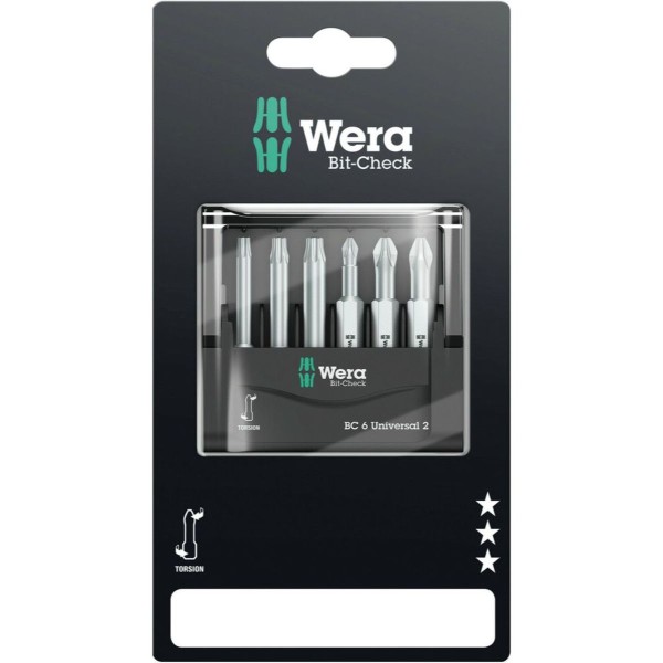 Wera Bit-Check 6 Universal 2 SB, 6-teilig