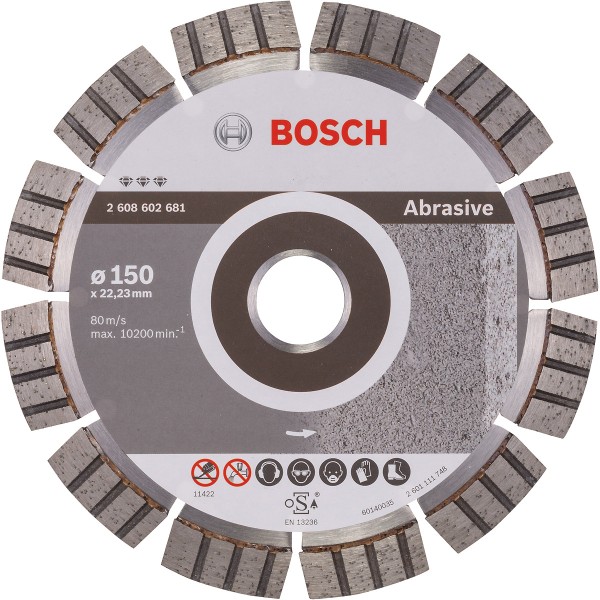 Bosch Diamanttrennscheibe Best for Abrasive, 150/180/230