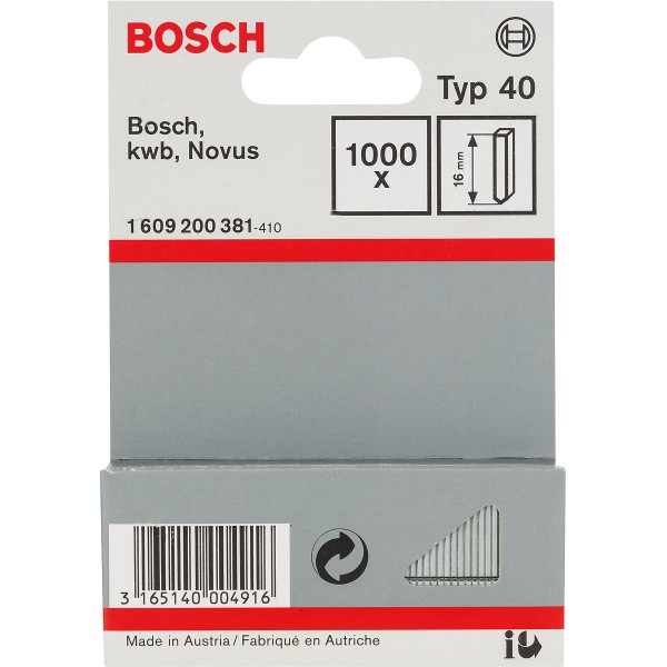 Bosch Stift Typ 40