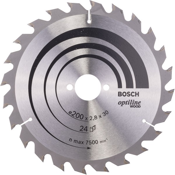 Bosch Kreissägeblatt Optiline Wood für Handkreissägen ø 200 mm