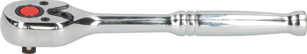 KS Tools 1/4" CHROMEplus Umschaltknarre, 72 Zahn, Metallgriff