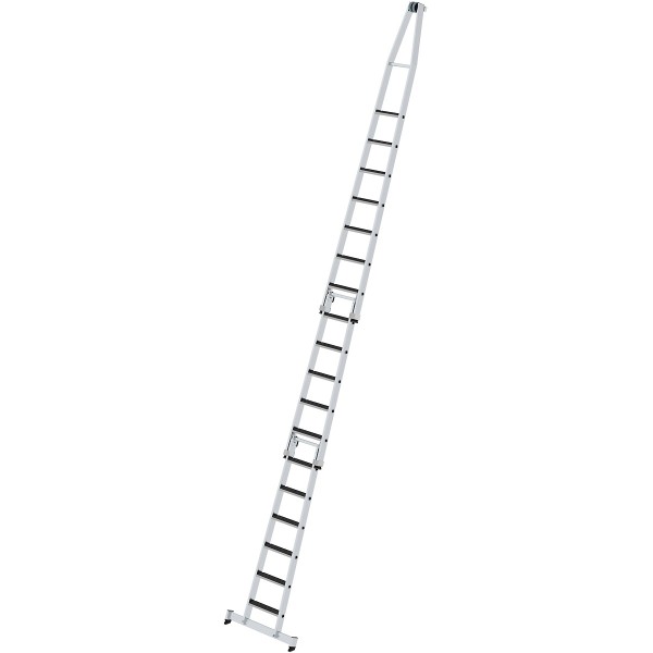 Stufen-Glasreinigerleiter-Satz mit nivello®-Traverse und clip-step R13