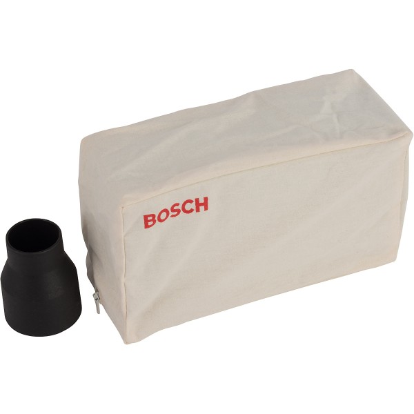 Bosch Staubbeutel mit Adapter Typ 2 (oval) für Handhobel, Gewebe