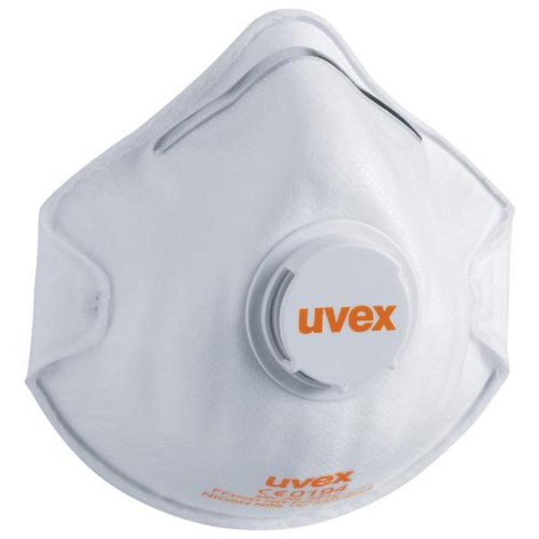 uvex Atemschutzmaske silv - Air c silv - Air c FFP2 mit Ausatemventil - 3 Stück