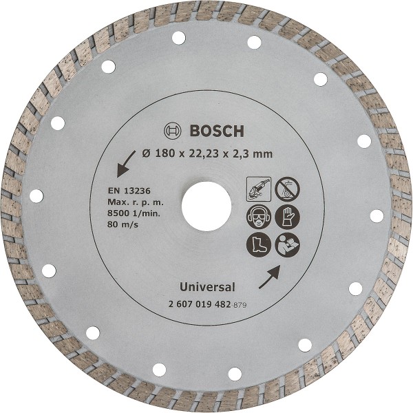 Bosch Diamanttrennscheibe Turbo, Durchmesser (mm):180