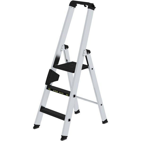 Stufen-Stehleiter 250 kg einseitig begehbar mit clip-step R13