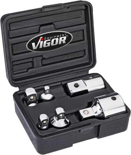 VIGOR Adapter Satz, V1293, Vierkant6,3 mm (1/4 Zoll), Vierkant10 mm (3/8 Zoll), Vierkant12,5 mm (1/2