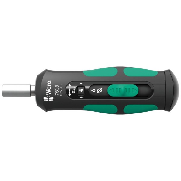 Wera 7515 Kraftform Safe-Torque Speed Drehmomentschraubendreher, 2-6 Nm