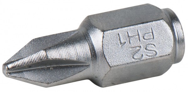 KS Tools 1/4" Mini-Bit für Kreuz-Schlitz-Schrauben PH 0, 18 mm