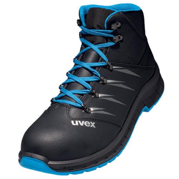 uvex 2 Sicherheitsschuh trend Stiefel S2, blau/schwarz