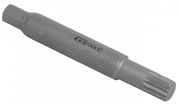KS Tools 10 mm Stoßdämpfer-Vielzahn(XZN®)-Gegenhalter-Bit-Stecknuss, M12