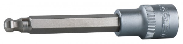 KS Tools 1/2" Bit-Stecknuss Innensechskant mit Kugelkopf, 5mm, 160mm