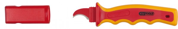 KS Tools Absetzmesser mit Schutzisolierung, 180mm