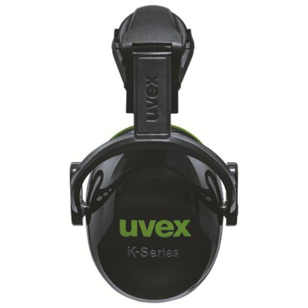 uvex Kapselgehörschutz Helm Gehörschutzkapsel K10H schwarz/ grün SNR 28 dB