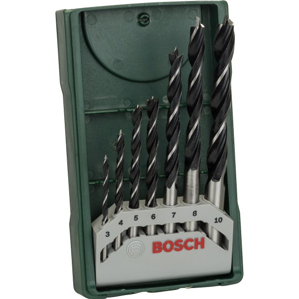 Bosch Mini-X-Line-Holzbohrer-Set, 7-teilig