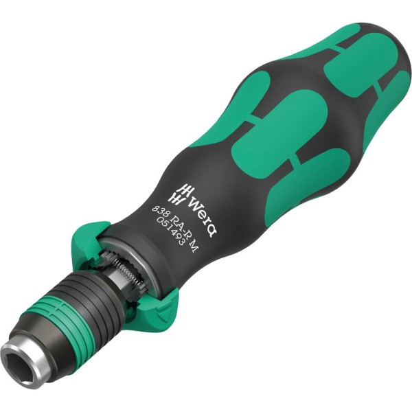 Wera 838 RA-R M Bits-Handhalter mit Ratschenfunktion, 1/4"