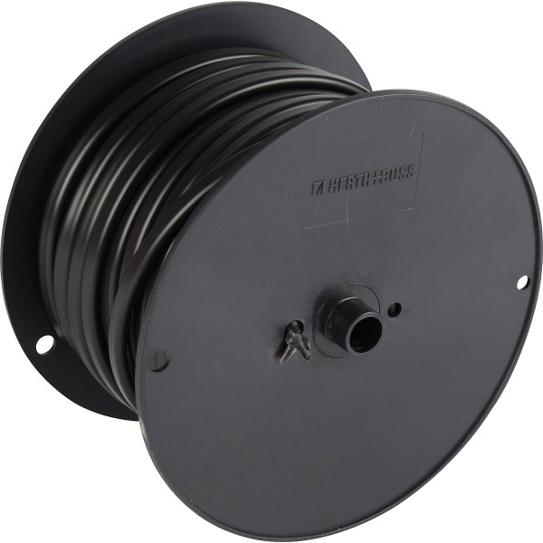 HERTH&BUSS Kabel, FLY, 2x 1,5mm², schwarz, PVC