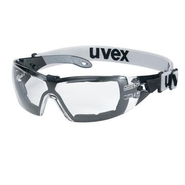 uvex Bügelbrille pheos s guard, Scheibentönung farblos, UV400