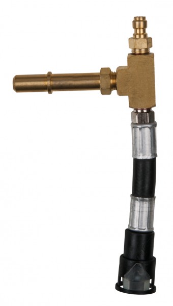 KS Tools Manometer-Anschlussschlauch mit 1/4" Schlauchanschluss inkl.Druckablassventil transparenten