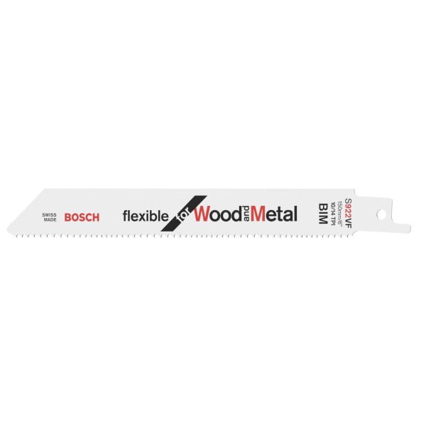 Bosch Säbelsägeblatt S 922 VF, Flexible for Wood and Metal