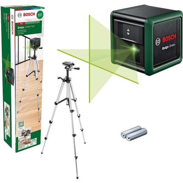 Bosch Kreuzlinien-Laser Quigo Green Set