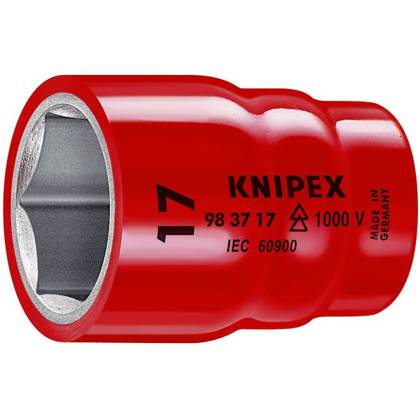 KNIPEX Steckschlüsseleinsatz 3/8 für Sechskantschrauben