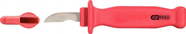 KS Tools Kabel-Abisoliermesser mit Schutzisolierung, 195mm