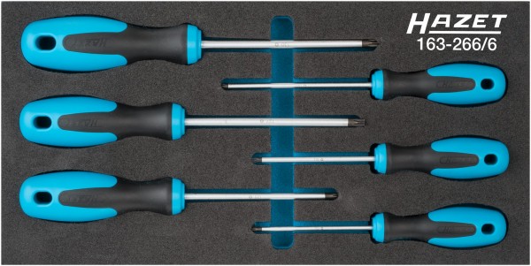 HAZET Schraubendreher-Satz TORX® Einlage 6-teilig