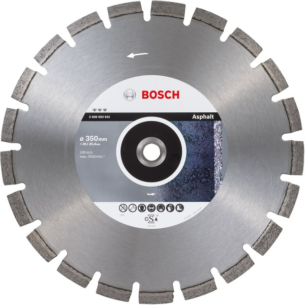 Bosch Diamanttrennscheibe Best for Asphalt, 350/400/450