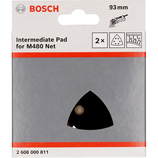 Bosch Pad Saver, gelocht, 93 x 93mm