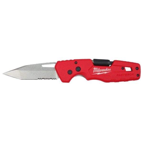 Milwaukee Fastback 5-in-1 Klappmesser mit integriertem 1/4 Zoll Hex-Bithalter