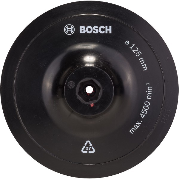 Bosch Klettverschlussteller, 125 mm, 8 mm