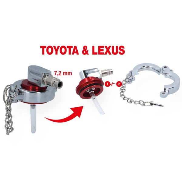 KS Tools Universal-Entlüfterstutzen-Adapter für Toyota und Lexus
