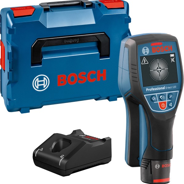Bosch Ortungsgerät Wallscanner D-tect 120, mit 1 x 1.5 Ah Li-Ion Akku, L-BOXX