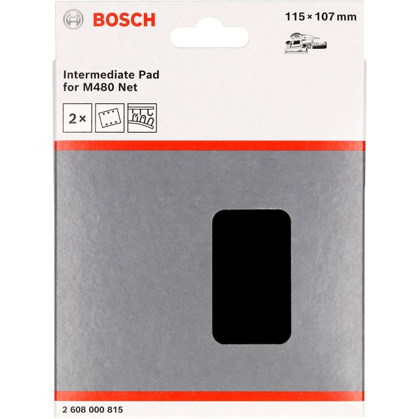 Bosch Pad Saver, gelocht, 115x107mm