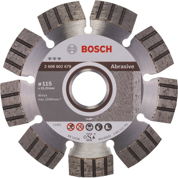 Bosch Diamanttrennscheibe Best for Abrasive, 115/125 
