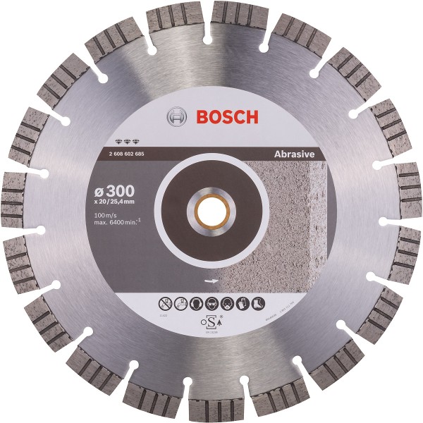 Bosch Diamanttrennscheibe Best for Abrasive, 300/350/400/450