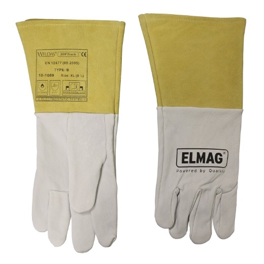 ELMAG 5-Finger-Schweißerhandschuhe WELDAS 10-1009 L