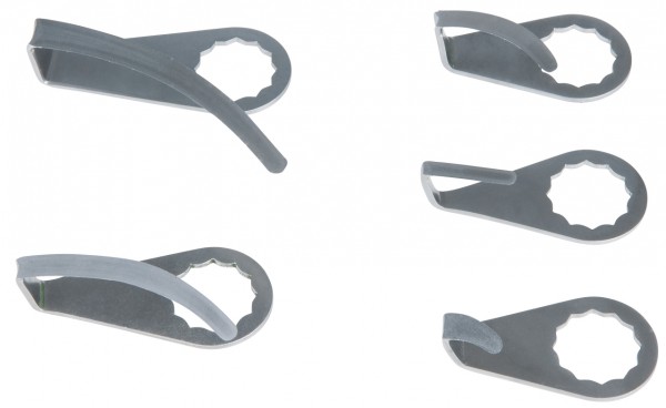 KS Tools Schaberklinge, gebogen, geschwungen, Klingenlänge 18mm