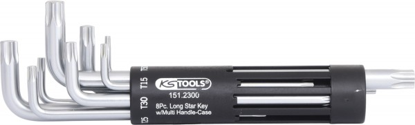 KS Tools 3 in 1 Torx-Winkelstiftschlüssel-Satz,lang,8-tlg