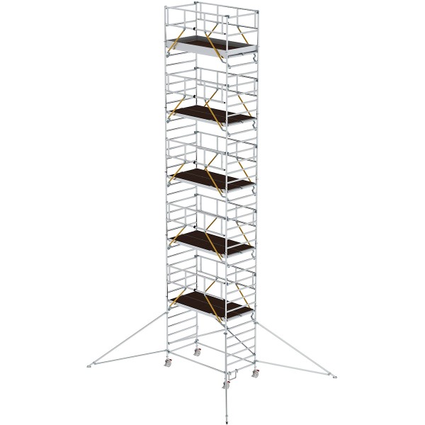 Rollgerüst SG 1,35 x 2,45 m mit Ausleger & Doppel-Plattform