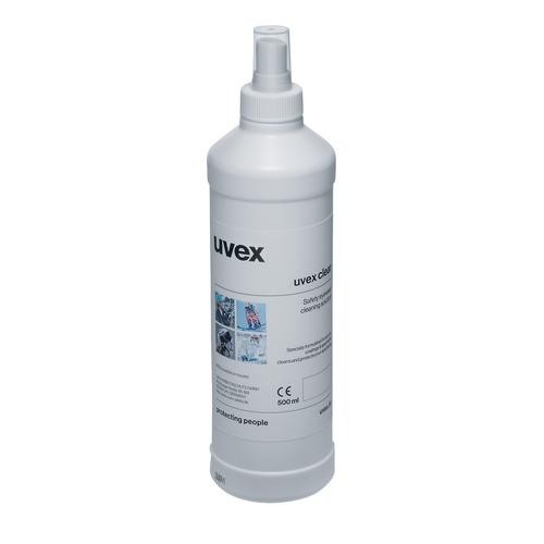 uvex Reinigungsfluid 500ml in runder Flasche