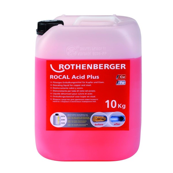 Rothenberger ROCAL Acid Plus, Entkalkungskonzentrat, Cu & Fe, 10kg