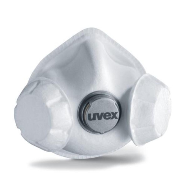 uvex Atemschutzmaske silv - Air e 7233 FFP2 mit Ausatemventil Schutzstufe - 3 Stück
