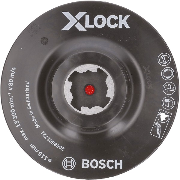 Bosch X-LOCK Stützteller, mit Klettverschluss