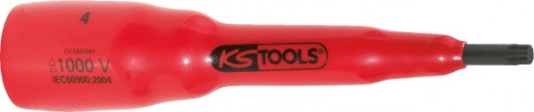 KS Tools 3/8" Bit-Stecknuss mit Schutzisolierung für Vielzahn(XZN®)-Schrauben