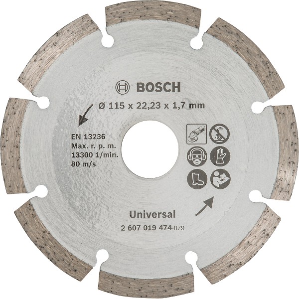 Bosch Diamanttrennscheibe für Baumaterial