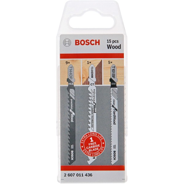 Bosch JSB, Holz, 15er-Pack