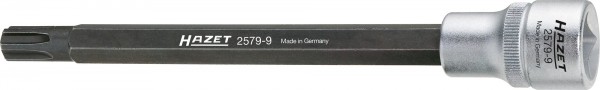 HAZET Zylinderkopf Schraubendreher-Steckschlüsseleinsatz (1/2 Zoll),Polydrive Profil